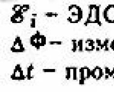 Закон электромагнитной индукции и правило ленца